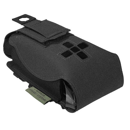 Laser Cut Small Horizontal Individual First Aid Kit, black