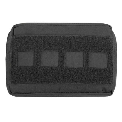 Custodia multiuso orizzontale piccola tagliata al laser, nera