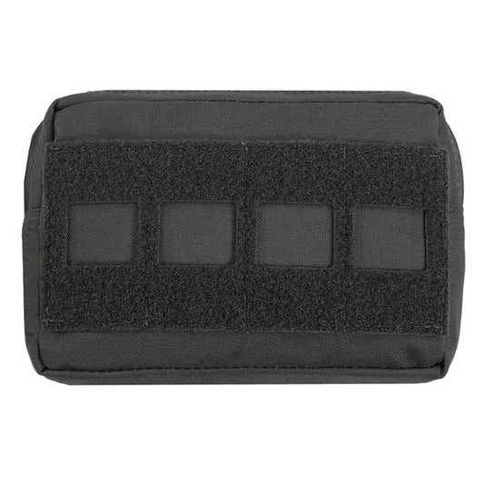 Custodia multiuso orizzontale piccola tagliata al laser, nera