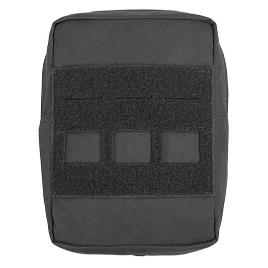 Laser Cut Small Vertical Utility Pouch, black