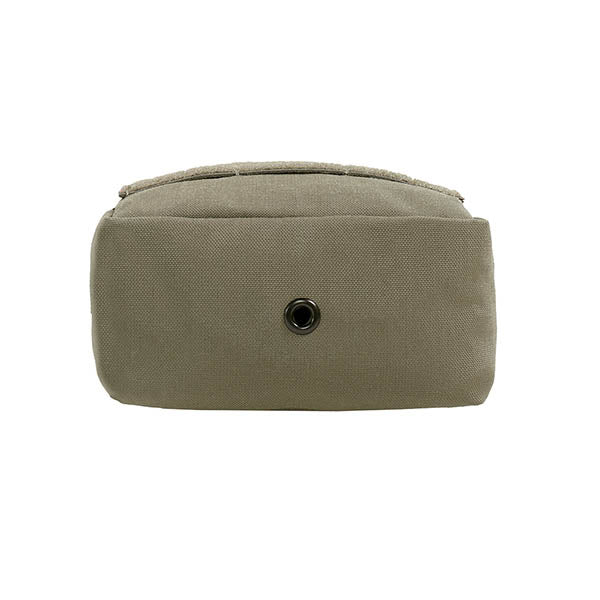 Laser Cut Small Vertical Utility Pouch, ranger green