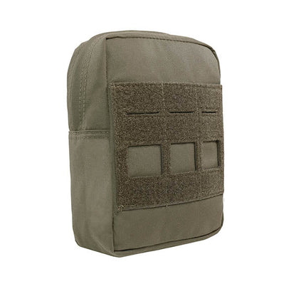 Laser Cut Small Vertical Utility Pouch, ranger green