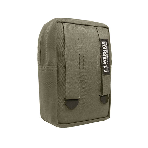 Laser Cut Small Vertical Utility Pouch, ranger green