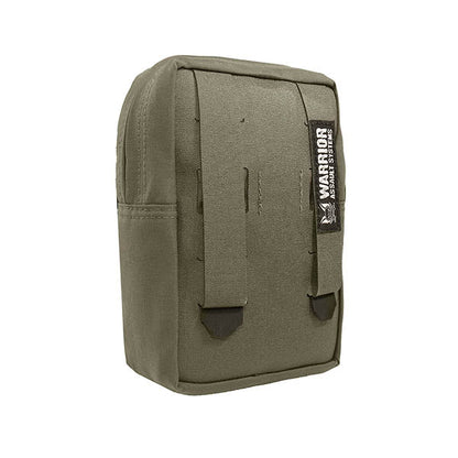 Laser Cut Small Vertical Utility Pouch, ranger green