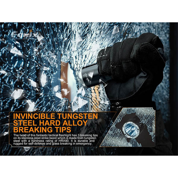 Torcia tattica TK16 V2.0, 3.100 lumen, batteria inclusa