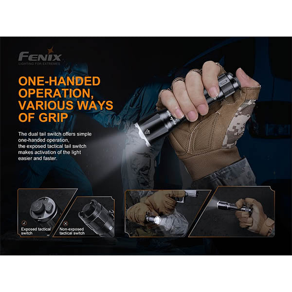 Torcia tattica TK16 V2.0, 3.100 lumen, batteria inclusa