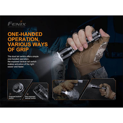 Torcia tattica TK16 V2.0, 3.100 lumen, batteria inclusa