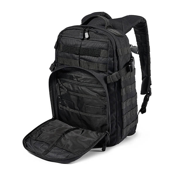 Zaino tattico, RUSH 12 2.0, 24 litri, nero