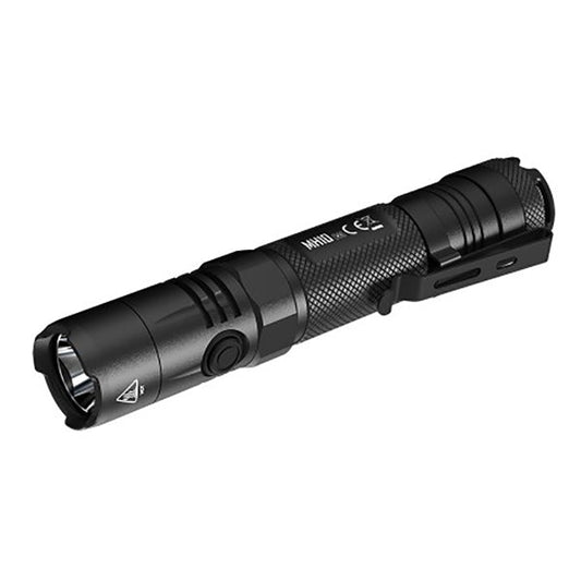 Lampe de poche LED MH10 V2, 1 200 lumens, avec câble de chargement USB-C et batterie 