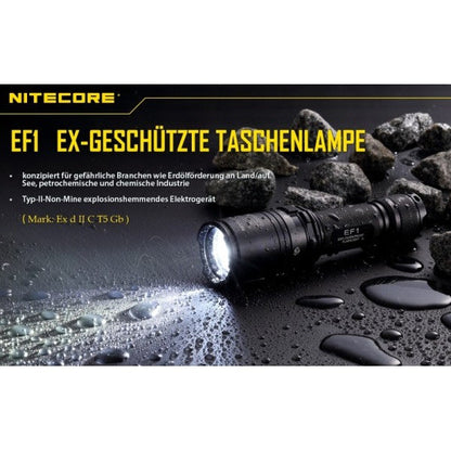 Lampe de poche tactique LED EF1, 830 lumens, sans batterie 