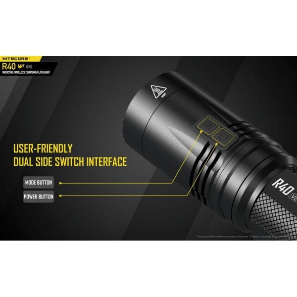 Lampe de poche LED R40 V2, 1 200 lumens, batterie incluse