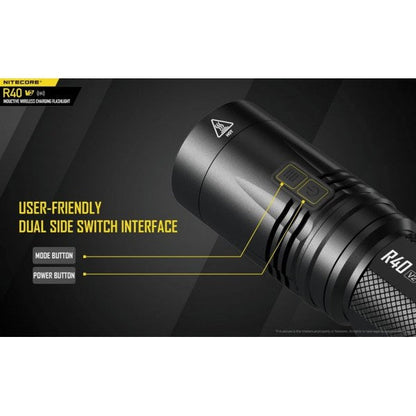 Lampe de poche LED R40 V2, 1 200 lumens, batterie incluse