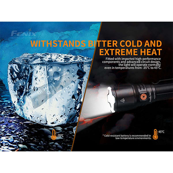 Torcia tattica TK26R, 1.500 lumen, batteria inclusa