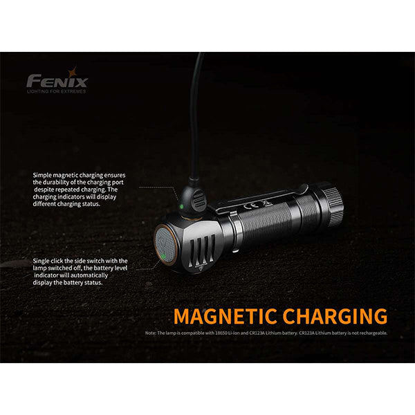 Lampada frontale a LED HM61R, 1.200 lumen, batteria inclusa