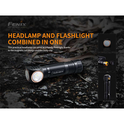 Lampada frontale a LED HM61R, 1.200 lumen, batteria inclusa