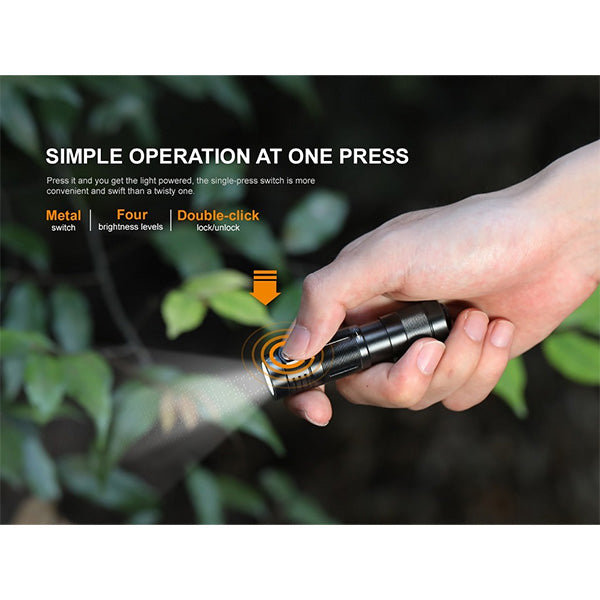 Schlüsselbundlampe mit Micro USB E09R, 600 Lumen, inkl. Akku