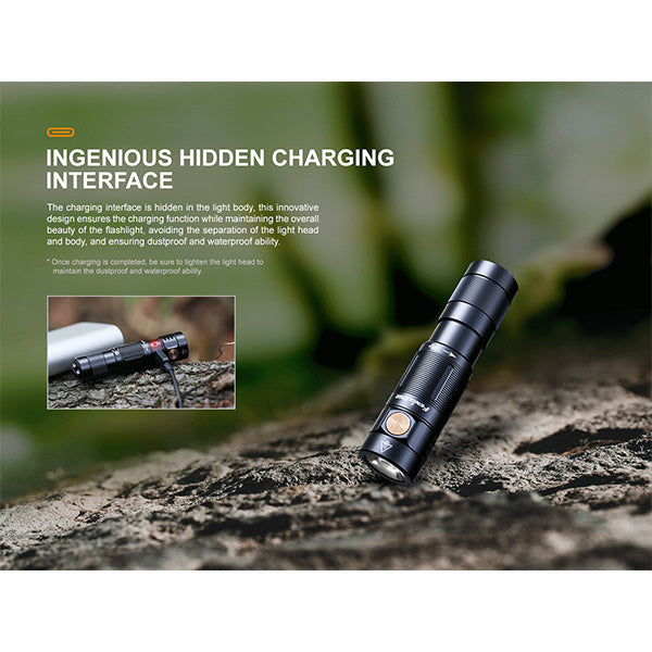 Schlüsselbundlampe mit Micro USB E09R, 600 Lumen, inkl. Akku