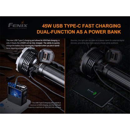 Lampe à batterie avec connexion USB-C LR80R, 18 000 lumens, batterie incluse 