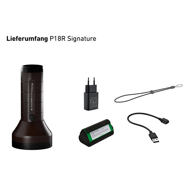 torcia tattica P18R SIGNATURE, 4.500 lumen (batteria inclusa)