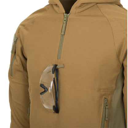 Sweat à capuche tactique RANGE TOPCOOL, gris ombre/noir