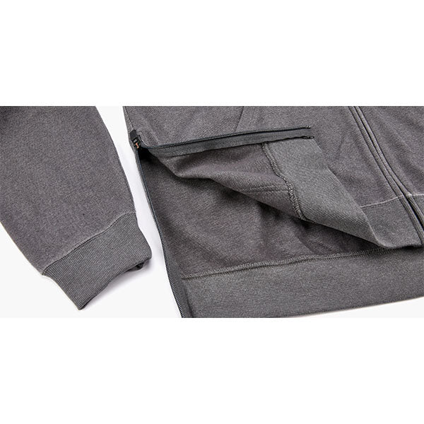 Sweat à capuche GUNVENT STICKUP, gris foncé chiné