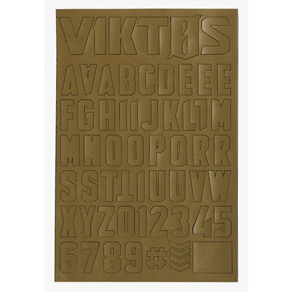 Alfabeto in velcro MORALPHABET, coyote