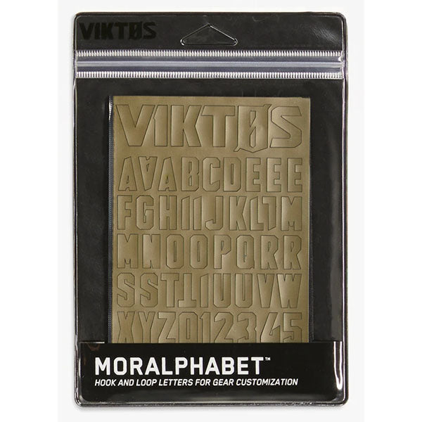 Alfabeto in velcro MORALPHABET, coyote