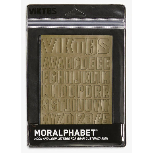 Alfabeto in velcro MORALPHABET, coyote