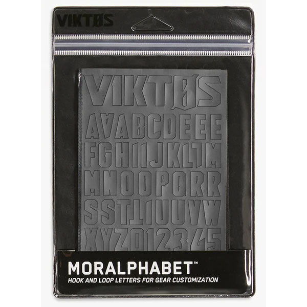 Alfabeto in velcro MORALPHABET, grigio