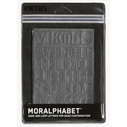 Alfabeto in velcro MORALPHABET, grigio