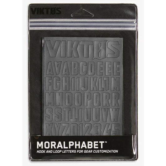 Alfabeto in velcro MORALPHABET, grigio