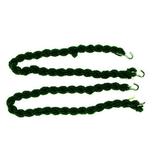 Elastico per pantaloni con ganci in metallo 2 pezzi, oliva