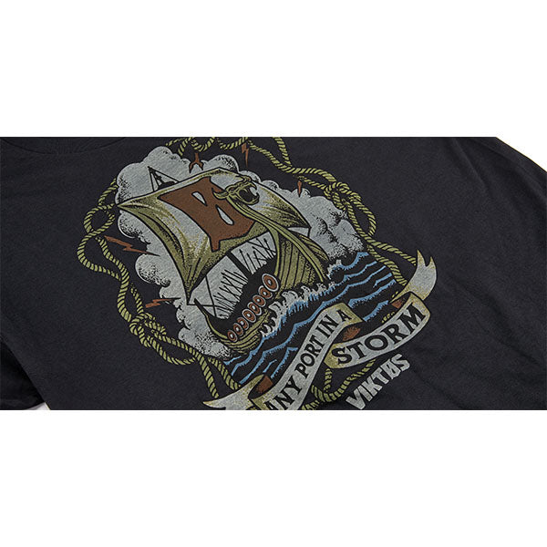 T-Shirt TEE ANY PORT, black
