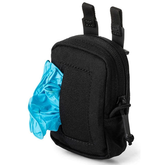 Sacchetto per guanti monouso in gomma, nero