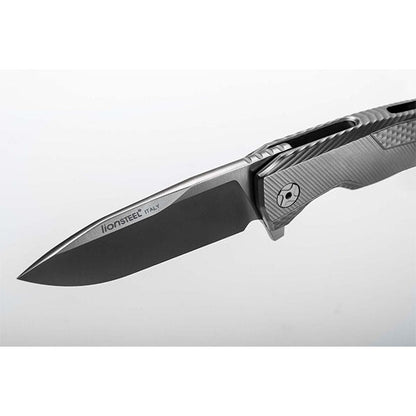Couteau pliant ROK, aluminium, noir