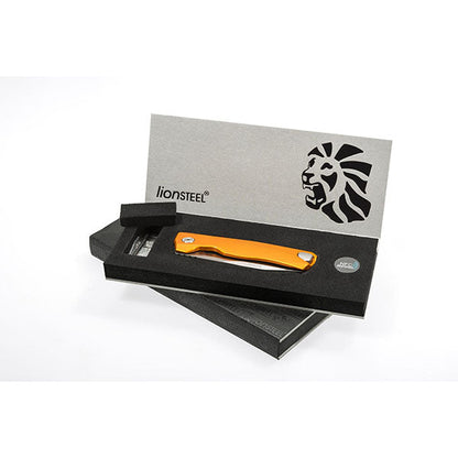 Couteau pliant ROK, aluminium, noir