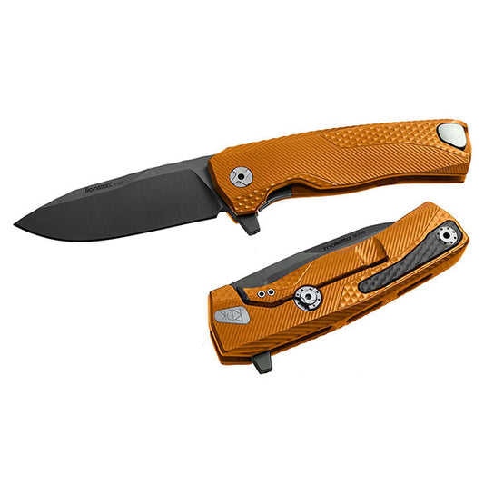 Couteau pliant ROK, aluminium, orange