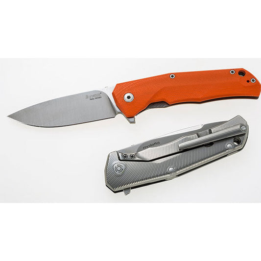 Klappmesser T.R.E. G10, Titanium, orange