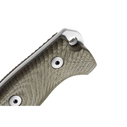 Coltello a lama fissa M7, verde