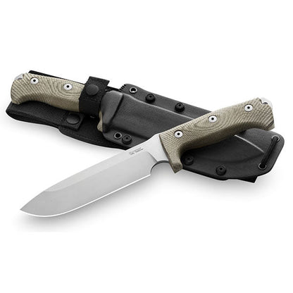 Coltello a lama fissa M7, verde