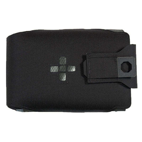 Laser Cut Large Horizontal Individual First Aid Kit, black