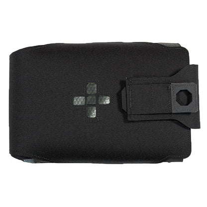 Laser Cut Large Horizontal Individual First Aid Kit, black