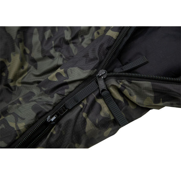 Sacco a pelo in fibra sintetica TROPEN MULTICAM NERO, taglia M