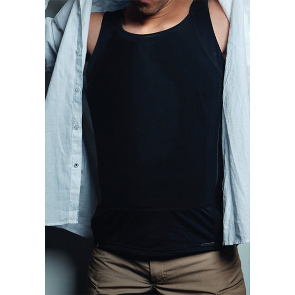 TANK TOP antiproiettile, Livello IIIA, nero