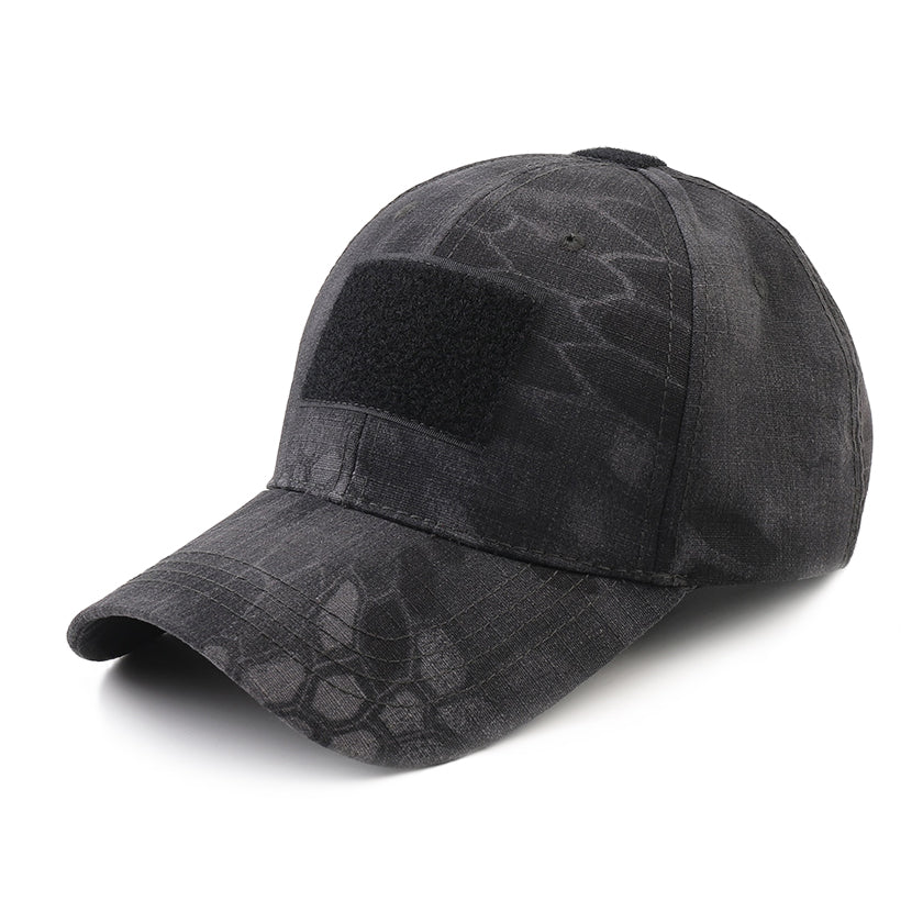 Baseball-Kappe TAC BASE CAP, Ripstop, Velcro, kryptek typhon