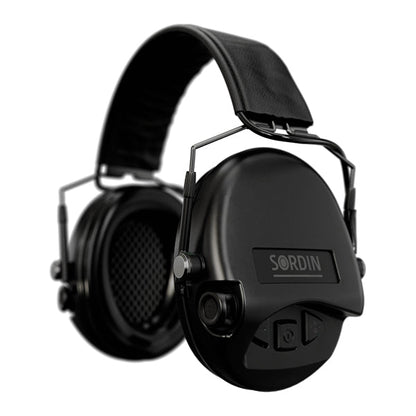 Protection auditive SUPREME MIL AUX, bandeau mince, noir
