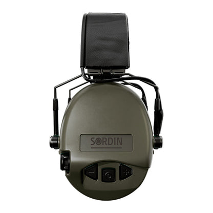 Protection auditive SUPREME MIL AUX, bandeau mince, vert
