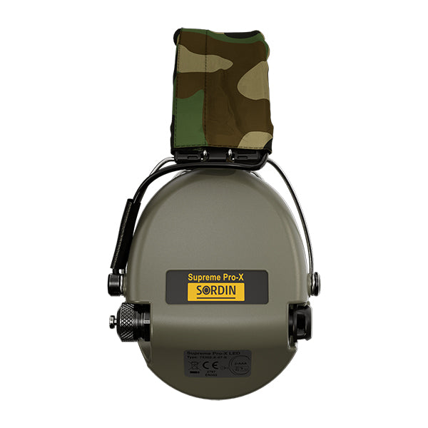 Protection auditive SURPREME PRO-X LED, bandeau, camouflage-vert