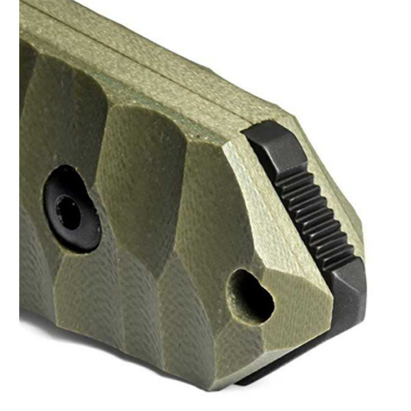 Coltello tattico MARAUDEUR G10, filo seghettato, kaki