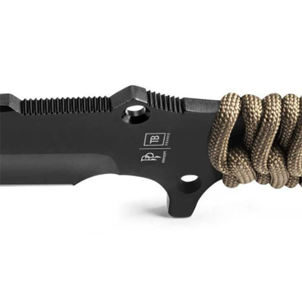 TB-OUTDOOR Einsatzmesser MARAUDEUR, Glattschliff, coyote brown